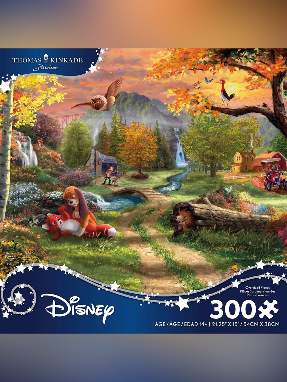 Disney Thomas Kinkade The Fox and the hound Puzzle